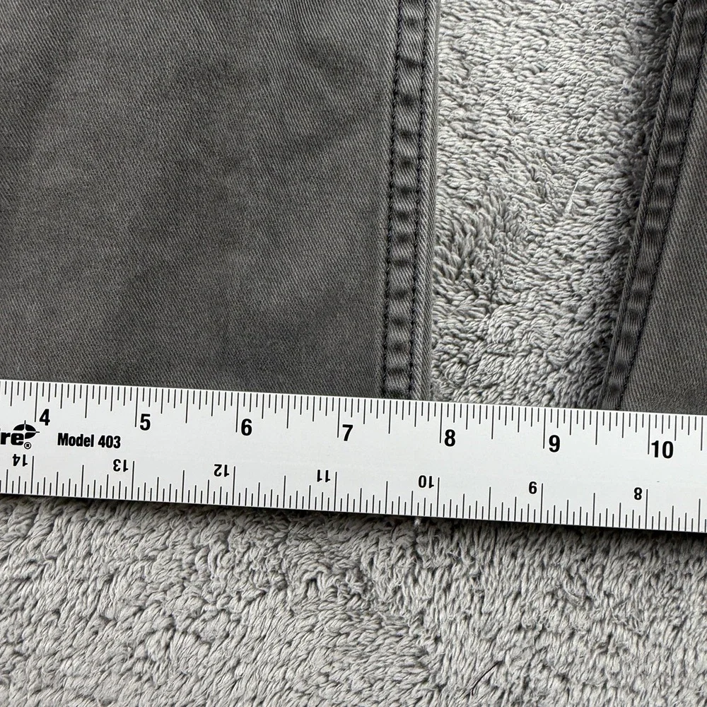 Levis 514 Straight Leg Jeans Mens 26x25.5 Gray Low Rise‎ 100% Cotton Raw Hem - Picture 5 of 15